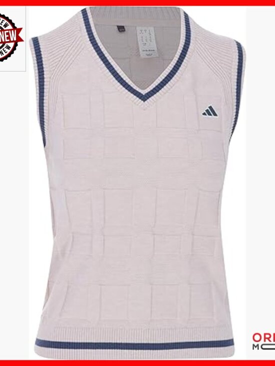 Jackets & Blazers - Cotton Blend Sweater Vest, Regular Fit, Golf & Active Wear
